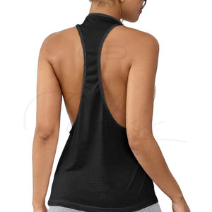 Débardeurs de yoga d'été personnalisés de haute qualité pour femmes, respirants, à séchage rapide, en Spandex/Polyester, décontractés et sans manches - Product Image 3