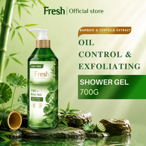 Gel Douche Naturel en Bambou et Centella 700g – Contrôle du Sébum, Soin Anti-Acné Corporel, Marque Privée & OEM/ODM Disponibles - Product Image 2