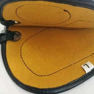 Gants de fauconnerie en cuir pour la manipulation des oiseaux, la formation et la sécurité des mains, fabriqués en cuir avec logo personnalisé, vente en gros - Product Image 4