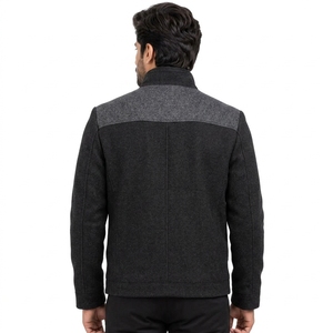 Ropa de invierno cómoda, adecuada para uso casual, viajes y actividades al aire libre. Chaqueta de lana para hombre, clásica, cálida, de mezcla de lana. - Product Image 2