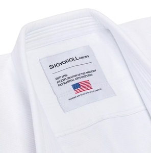 Kimono de BJJ 24 Americana Blanc 450 GSM en Coton Tissé Nacré Durable et Respirant (Lot) # 151 avec sac - Product Image 6