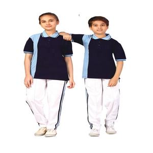Vêtements pour étudiants de haute qualité pour garçons et filles T-shirts à col rond et grands pantalons de survêtement pour vêtements de sport - Product Image 2