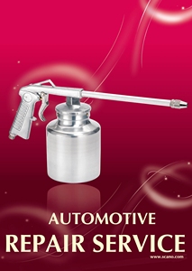 Pistolet pneumatique de pulvérisation sous pression avec godet pour revêtement antirouille automobile - Product Image 4