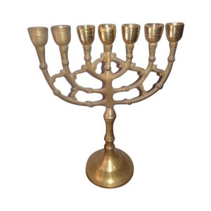 Bougeoir Menorah antique fini pour la prière Bougeoir en métal de nouvelle arrivée pour le salon et la salle à manger à bas prix - Product Image 1