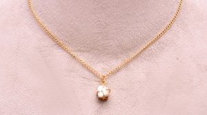 Collar con Colgante de Perla Barroca de Madreperla para Niños, Plata de Ley 925, Chapado en Oro de 14K, Perla Natural, Joyería Étnica Hecha a Mano - Product Image 4