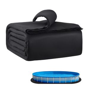Tappetino Ovale Extra Spesso 15 x 30 piedi per Piscina, di Alta Qualità, per Piscine Fuori Terra, Previene Forature, per Uso Familiare, Riciclabile - Product Image 1