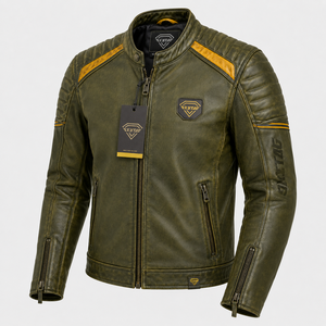 Blousons de moto en cuir unisexes personnalisés, protection sportive, vente chaude été/hiver, qualité supérieure, respirants, prix abordable - Product Image 1