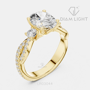 1.67CT Lab Grown Diamond 14KT White Gold Engagement <b>Ring</b> Oval Cut Bridal <b>Ring</b> IGI Certified Fine Jewelry Women Gifting - Product Image 4