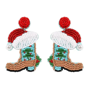 Pendientes Colgantes de Moda con Diseño Bordado, Pieza Única para Destacar en Aniversarios y Ocasiones Especiales - Product Image 3