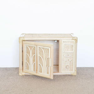 Juego de juguetes de cocina de horno de madera de ratán para niños, juguetes de cocina hechos a mano, hornos fáciles de hornear para niños - Product Image 4