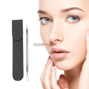 <b>Blackhead</b> Removal Acne <b>Extractor</b> <b>Blackhead</b> Whitehead Remover Face Nose Dual for Pimple <b>Extractor</b> Skin Blemish Stainless Steel - Product Image 5