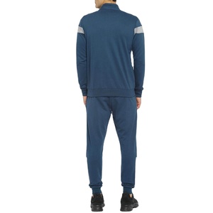 Ensemble de survêtement sportif ajusté pour homme avec logo personnalisé, 2 pièces, fermeture éclair intégrale, col montant, survêtement uni, style décontracté - Product Image 6