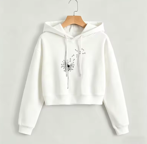 เสื้อฮู้ดสตรีทแวร์ผ้าฟลีซสำหรับผู้หญิง คอลเลคชั่นฤดูใบไม้ร่วง-ฤดูหนาว ปี 2024 ทรงหลวม สีพื้น เสื้อคลุมลำลอง แจ็คเก็ตสไตล์ Y2K ผ้าฝ้าย 100% ปักลาย 3 มิติ - Product Image 4