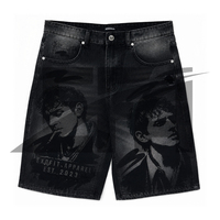 THAT'S AWFUL LOT COUPH SYRUP Pantalones Cortos de Mezclilla para Hombre, de Cintura Alta, Resistentes, con Costuras Premium, de Secado Rápido, Transpirables y Personalizables