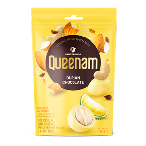Top Selling Dragee Durian <b>Chocolate</b> Flavors Coated Almond Cashew Nuts 150G Snacks Manufacturer Direct Sell Global HALAL OEM/ODM - Product Image 1