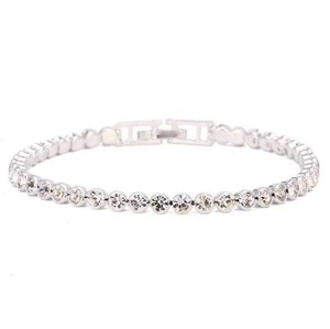 Full Diamond <b>Bracelet</b> for Women 925 <b>Silver</b> Light Luxury Full Diamond Fine Moissanite Girlfriend Birthday Gift <b>Bracelet</b> - Product Image 4
