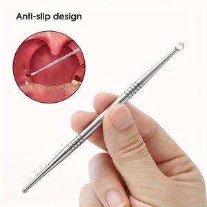 High Quality Tonsil Stone <b>Removal</b> <b>Tool</b> Stainless Steel Oral Cleaning Instrument for Safe Personal Hygiene Care For Operation Use - Product Image 3