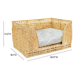 Small <b>Pet</b> Bed Made of Natural Rattan <b>Promotional</b> <b>Pet</b> <b>Product</b> - Product Image 3
