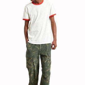 Camisetas Negras Personalizadas para Hombre, Manga Corta, Cuello Redondo, 100% Algodón, Tejido Worsted, Logotipo Frontal, Estilo Formal, Corte Holgado, Anti-Pilling, Verano - Product Image 2