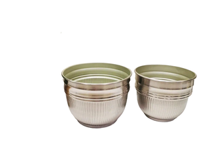 Maceta de metal galvanizado de tamaño pequeño, nueva y superventas, accesorios para el hogar y el jardín, macetas para interiores y exteriores. - Product Image 2
