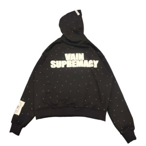 Sweats à capuche en polaire pour hommes avec motif étoile en strass, couleurs vives, style streetwear, coupe ample, ambiance moderne. - Product Image 4