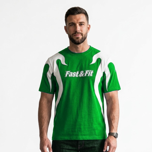 Most Popular Custom Streetwear Oversized Fit Plus Size Heavy <b>Weight</b> 100% Cotton Silk Screen Printed Men's T-shirts - Product Image 4