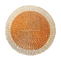 Vente en gros d'ustensiles de cuisine Art déco, lot de 6 napperons en jonc de mer ou décoration murale pour toute occasion modèle CCVTC artisanat