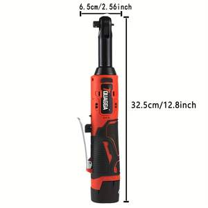 Clé à cliquet électrique sans fil 18V à couple élevé, 57 Nm, outil électrique à vitesse variable, outil à cliquet allongé 3/8 pouces - Product Image 3