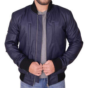 Nouvelle Arrivée 2026 – Vestes Homme Personnalisées en Cuir de Mouton Respirant de Qualité Supérieure, Grande Taille, Col Montant et Fermeture Éclair pour l'Hiver - Product Image 1