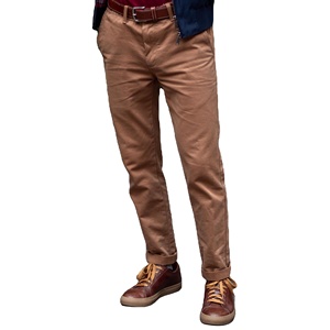 กางเกงผ้าชิโนของผู้ชายสีพื้นดีไซน์แบบลำลอง - Product Image 2