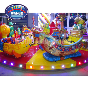 Giostra del parco divertimenti dei bambini con le automobili, i <span class=keywords><strong>camion</strong></span> dei pompieri e gli animali del fumetto per uso commerciale del parco giochi - Product Image 4