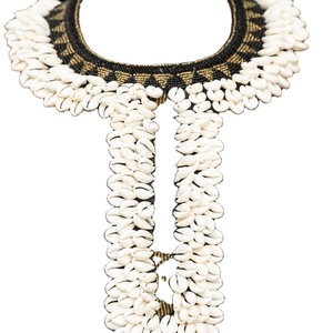 Collier ras-de-cou artisanal en cristal avec pampille / Collier ras-de-cou africain Maasai fait main en perles - Product Image 1