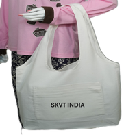 Sac fourre-tout en toile 100 % coton, grand format, vierge, réutilisable, avec fermeture éclair, personnalisable avec logo et lettres, pour usage quotidien, vente en gros