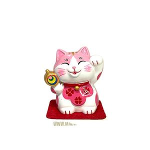 Charmant chat porte-bonheur figurine en polyrésine décoration de maison de qualité en résine - Product Image 4