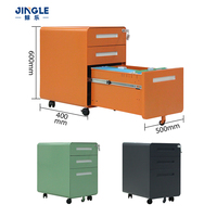 Armoire de classement mobile en acier sous bureau avec serrure, meuble de rangement mobile avec compartiment caché pour bureau à domicile, lettres/format Légal/A4