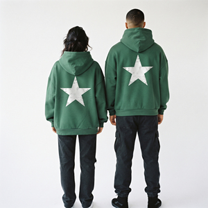 Hoodie unisexe épais et écologique en molleton 100 % coton, coupe oversize, streetwear d'hiver personnalisé, épaules tombantes, imprimé pour hommes et femmes - Product Image 2