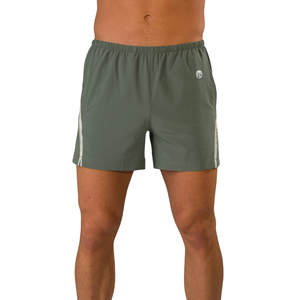 กางเกงกีฬาขาสั้นผู้ชาย ระบายอากาศได้ดี สำหรับฝึกซ้อม ดีไซน์แผงข้าง แห้งเร็ว เหมาะสำหรับออกกำลังกาย ฟิตเนส วิ่ง - Product Image 1