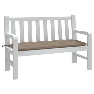 Cojín para Banco de Jardín de Tela Oxford Color Taupe, 100% Poliéster - Product Image 3