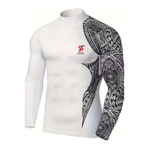Vêtements de sport Solid Trader Superior Comfort Compression Fit, manches longues, séchage rapide, extensibles, protection contre les éruptions cutanées - Product Image 4