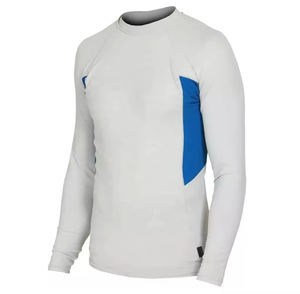 OEM Design Compression MMA Rash Guard Full Sleeve Custom Heat-Transfer <b>Printed</b> Unisex Breathable Front Logo Spandex/Polyester - Product Image 1