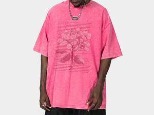 T-shirts Oversize Décontractés 2026 – T-shirt Homme Rétro à Manches Courtes 230G Grammage Lourd, Effet Délavé Acide, Coupe Ample - Product Image 2