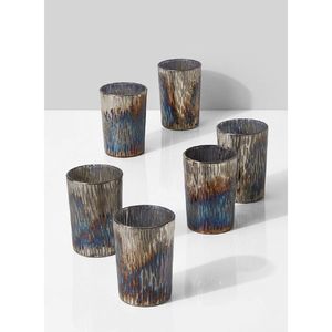 Handmade <b>Copper</b> Tabletop <b>Vases</b> Industrial Design Hammered Finish Decorative Metal <b>Vases</b> Set of Three - Product Image 4