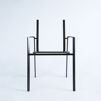 Pieds de chaise en fer à succès pour remplacement, design moderne de haute qualité pour chaises de salle à manger, idéal pour hôtels, cuisines, écoles et entrepôts