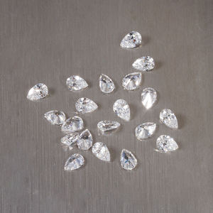 Diamante suelto cultivado en laboratorio, corte pera, 8.00x5.00mm, color D |   Fabricación de Joyas |   Servicio de Creación de Muestras - Product Image 2