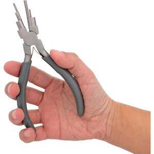 The Beadsmith Wire Looping Pliers – Create 6 Sizes (Ranging <b>2</b>-9mm) of Loops & Jump <b>Rings</b>, 5.5" long (140mm), Polished Steel - Product Image 5