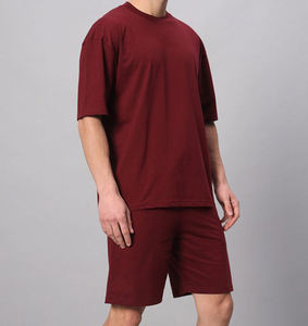 Ensemble de jogging décontracté deux pièces pour homme en fibre de bambou respirante de haute qualité, idéal pour la gym et le fitness, personnalisable (ODM) – Satin - Product Image 2