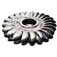 Turbine Pelton en acier inoxydable double couche moulée par investissement, composant hydroélectrique de précision Vartis Engineering Pvt. Ltd. OEM