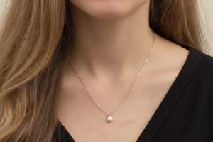 Collar de perlas de agua dulce de plata de ley 925 para mujer, elegante joyería minimalista con colgante de perlas, aniversario, cumpleaños y regalo - Product Image 2