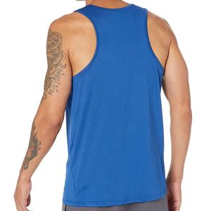 Algodón ligero para correr Servicio OEM Camisetas atléticas Sin mangas Ropa deportiva Entrenamiento Hombres Gimnasio Camiseta sin mangas para hombres - Product Image 2