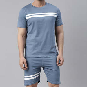 Conjunto Deportivo de Otoño para Hombre, Diseño 2 en 1 con Logotipo Reflectante Personalizado, Pantalones Cortos y Chaqueta, Corte Regular, Ligero, Transpirable, de Poliéster - Product Image 4